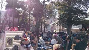 鬼子母神の手創り市へのブログ画像