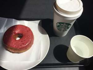 スタバでドーナツのブログ画像